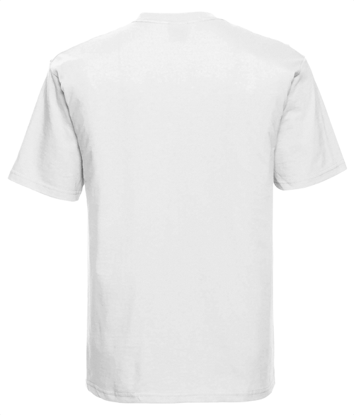 Plain white t-shirt on a white background